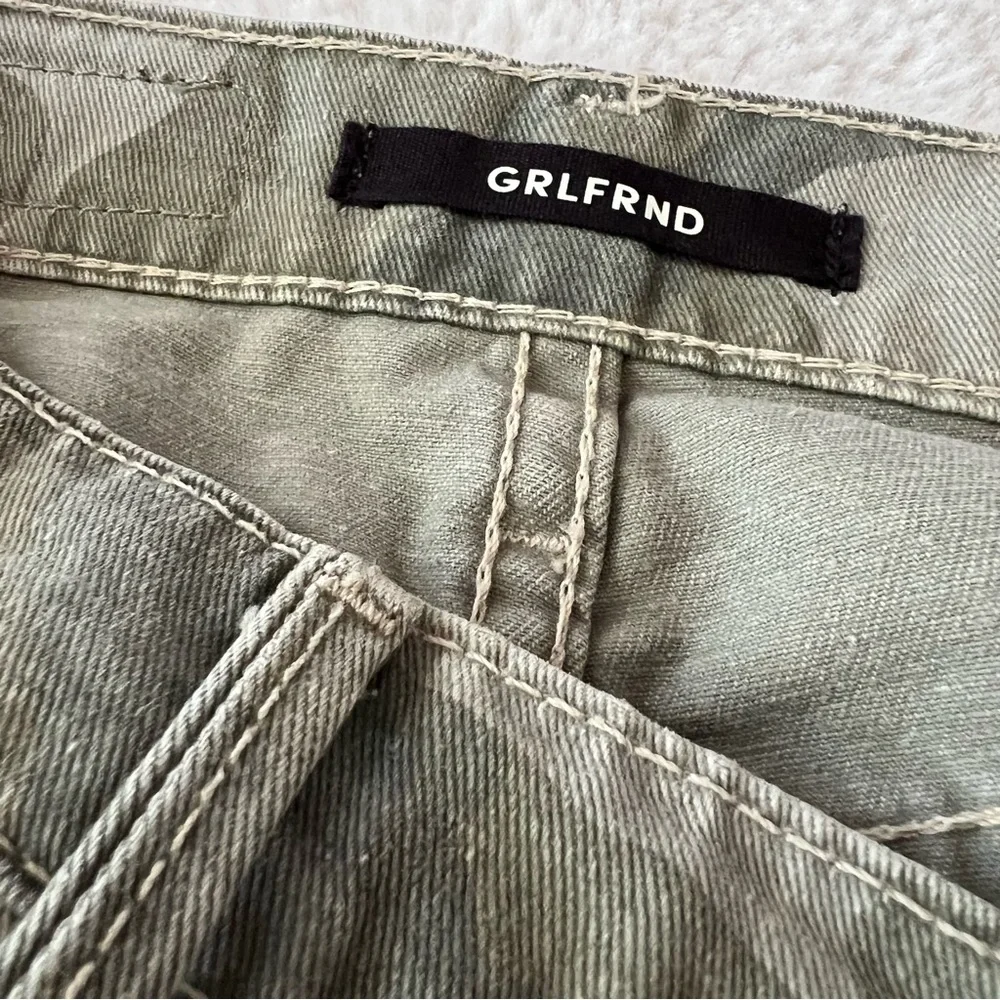 GRLFRND Karolina Camo Crop Pants